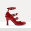 Animal Toe Three-Strap Shoe