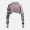 Broken Fair Isle Cropped Top