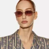Hardware Orb Oval Sunglasses