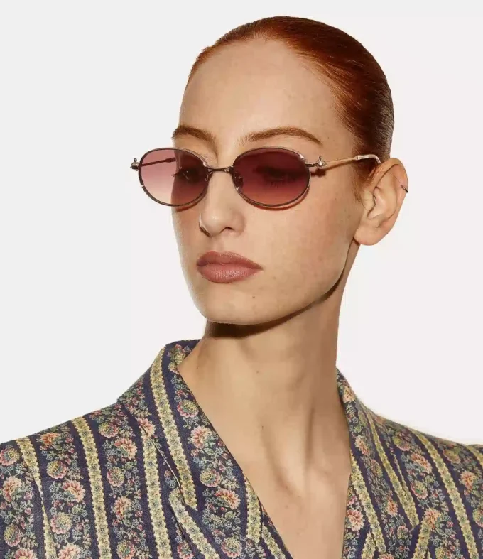 Hardware Orb Oval Sunglasses